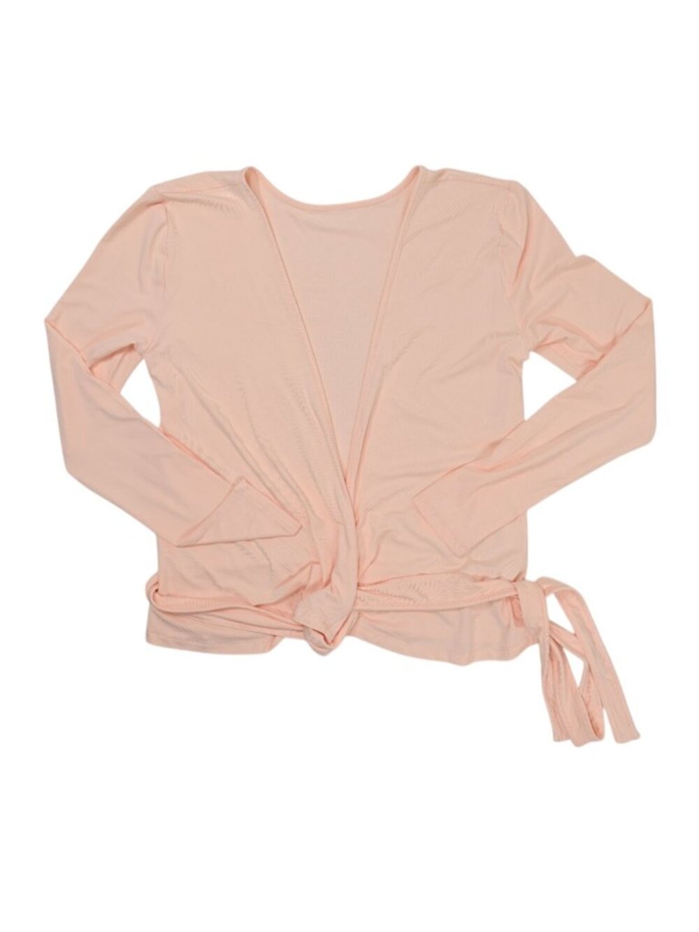 Find Me Now Ballerina Wrap Top in Powder Pink